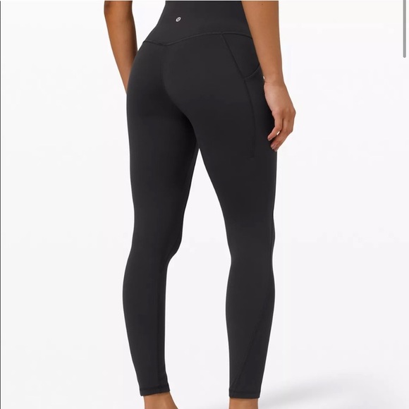 NEW LULULEMON ALIGN BLACK HIGH RISE HW LEGGINGS WITH POCKETS - Picture 3 of 4